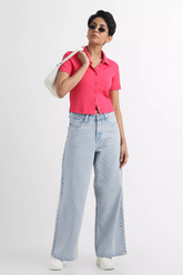 Baggy Wide Leg Tinted Jeans